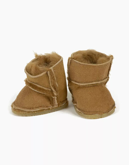 Snow boots Hugh en simili cuir daim - Minikane