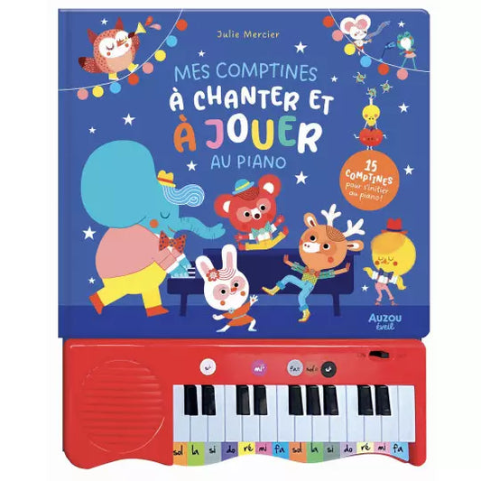 Mon livre piano #Mes comptines à chanter et à jouer au piano