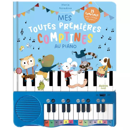 Mon livre piano #Mes toutes premières comptines au piano