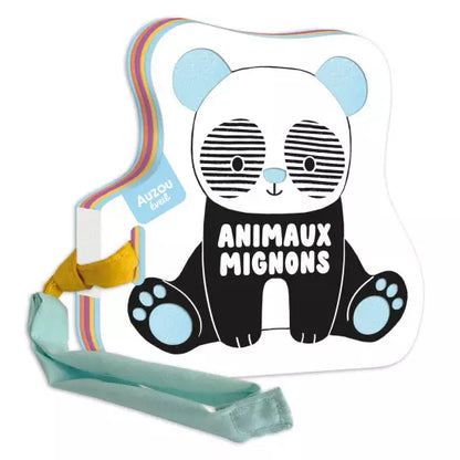 Mon premier livre poussette en noir et blanc #Animaux Mignons