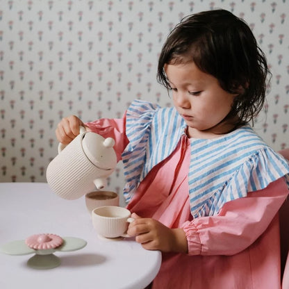 Service à thé en silicone – Théière et 3 tasses – Mushie