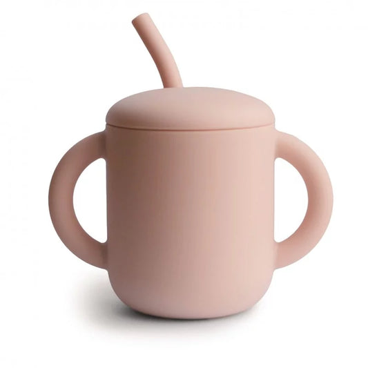 Gobelet d'apprentissage à paille #Blush
