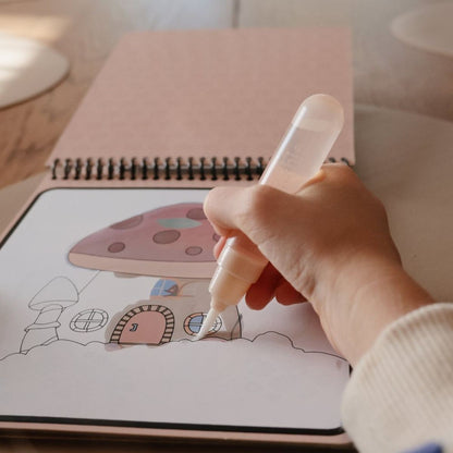 Cahier Fairies Coloriage a l'eau - Mushie