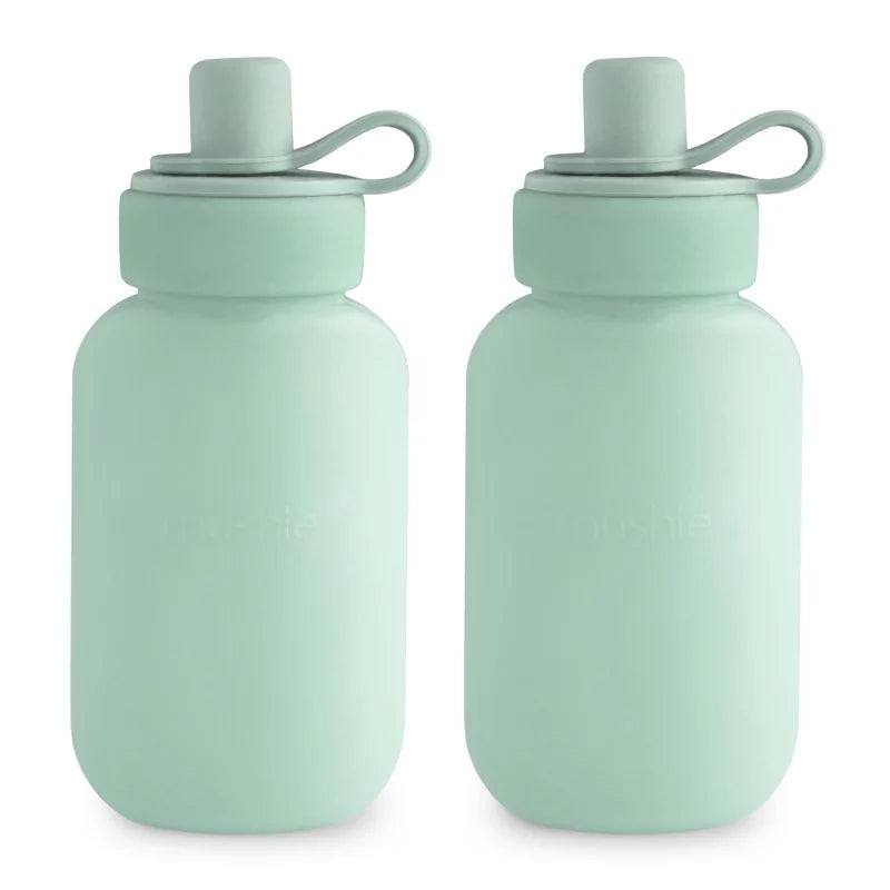 Silicone Puree Pouch Cambridge Blue - Mushie