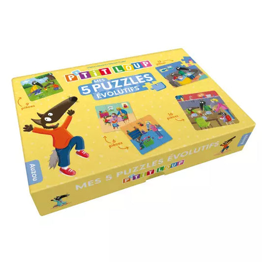 P'tit loup  #Mes 5 puzzles évolutifs