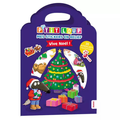 P'tit Loup - Mes stickers en relief  #Vive noël