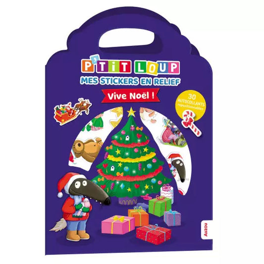 P'tit Loup - Mes stickers en relief  #Vive noël