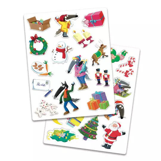 P'tit Loup - Mes stickers en relief  #Vive noël