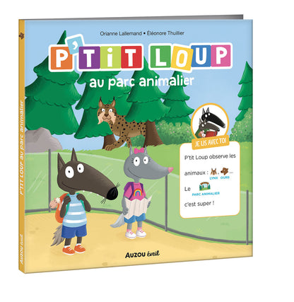 P'tit Loup au parc animalier -  Je lis avec toi - Livre Auzou
