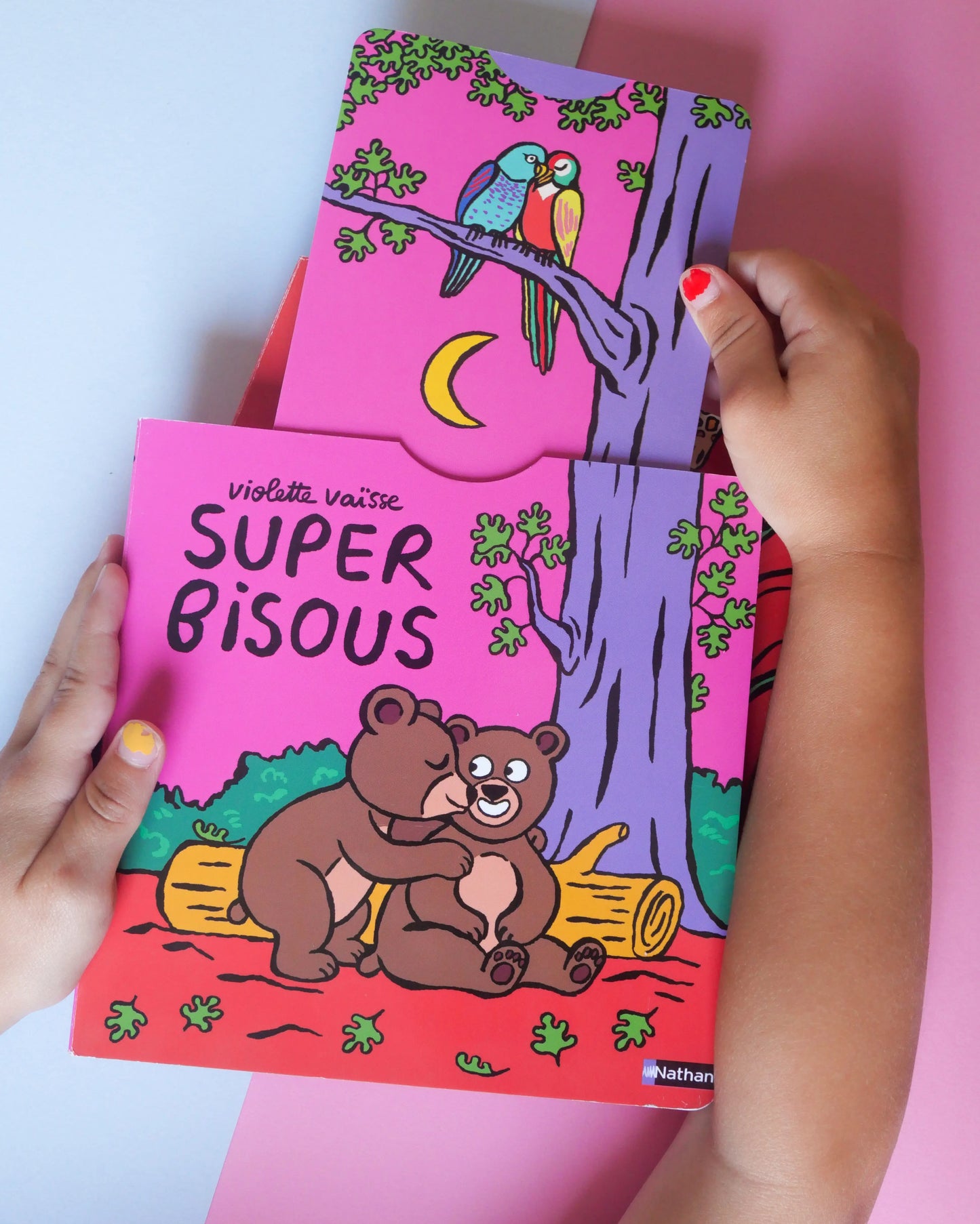 Super bisous - Un livre animé et tendre sur le thème adoré des bisous - dès 12 mois - Nathan