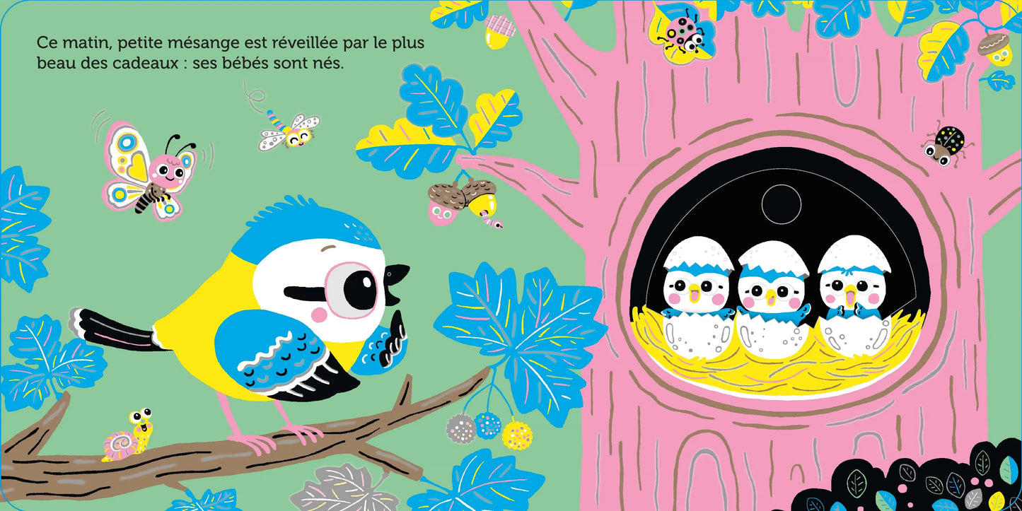 Promenade avec petite mésange - Pour partir à la découverte du jardin - dès 6 mois - Nathan