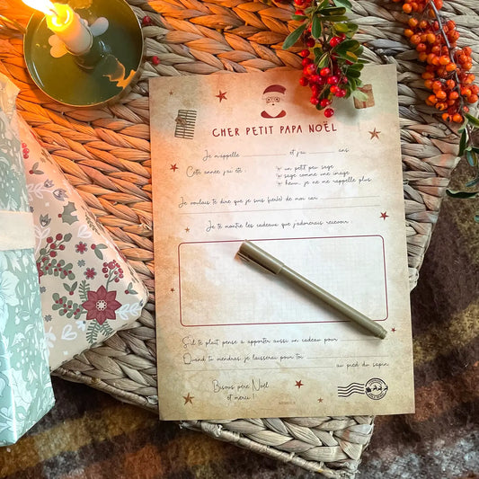 Lettre au père Noël - Cadeaux - Papier Poetic