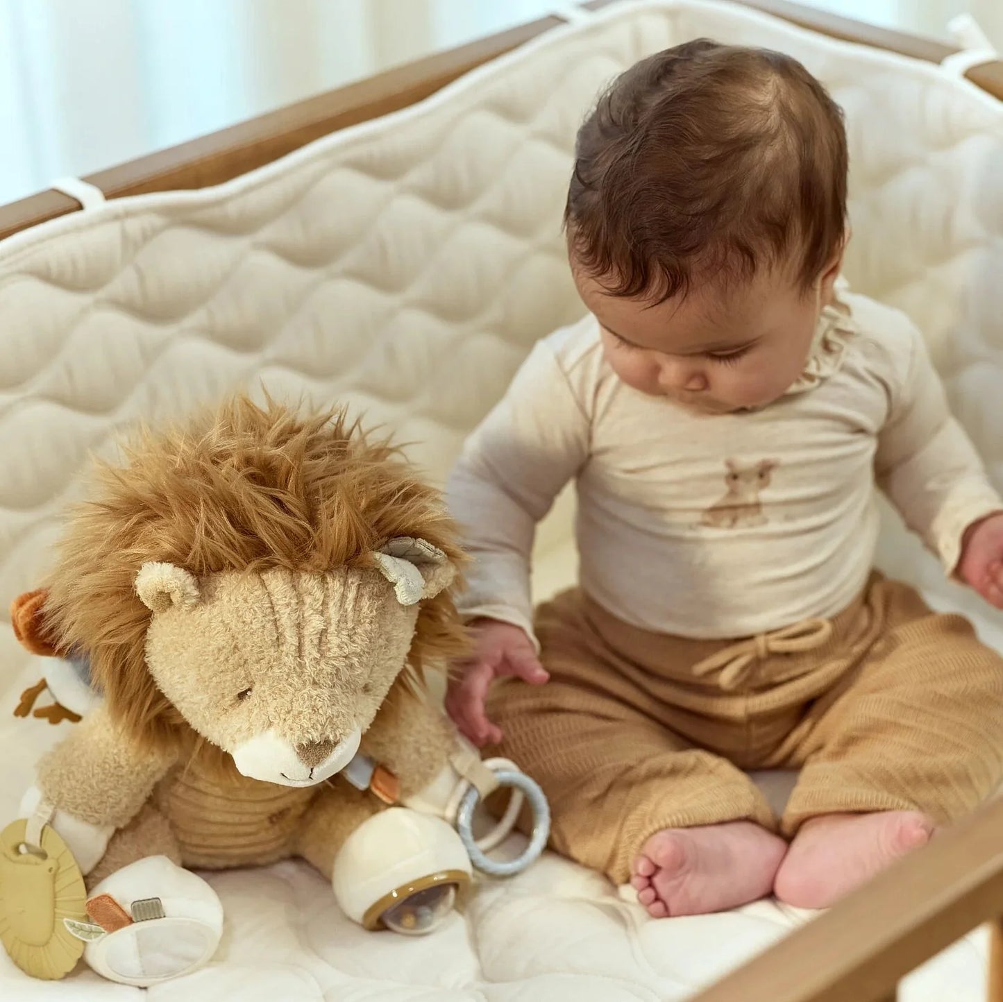 Peluche Activités Lion - Safari Friends - Little Dutch