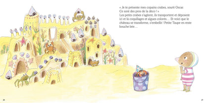 Petite Taupe et le concours de châteaux de sable - Auzou