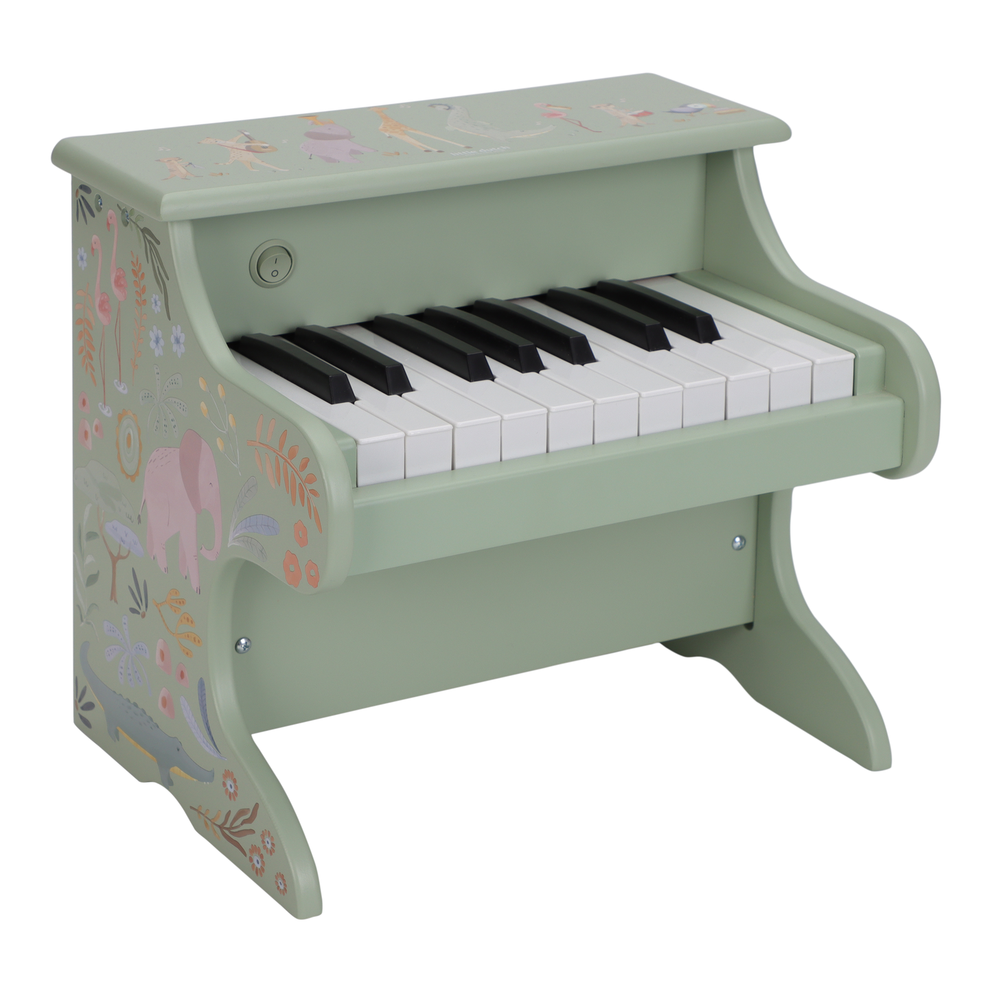 Piano en Bois Vert Safari Friends - Little Dutch