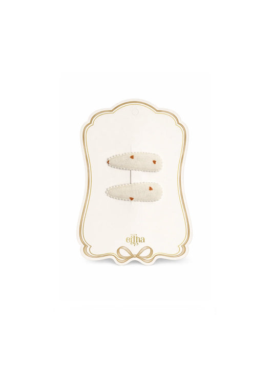 Pince à cheveux - Petits Coeurs - Mrs Ertha