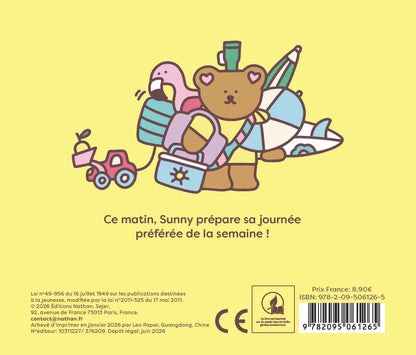 Sunny & ses amis - Une journée à Cocoplage - Un album drôle sur les imprévus du quotidien - Nathan