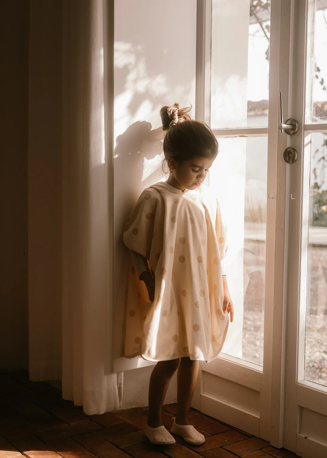 Poncho de bain Blush Dots – Mrs Ertha