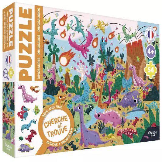 Puzzle cherche et trouve  #Les dinosaures