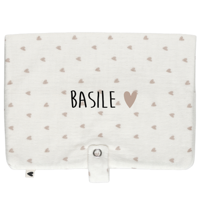 Range couches #Gaze beige petits cœurs
