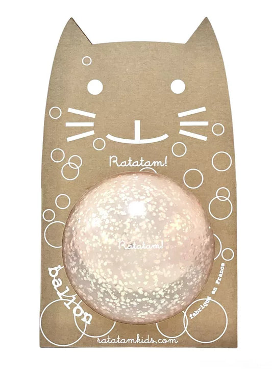 Ballon bulle 15cm rose #chat