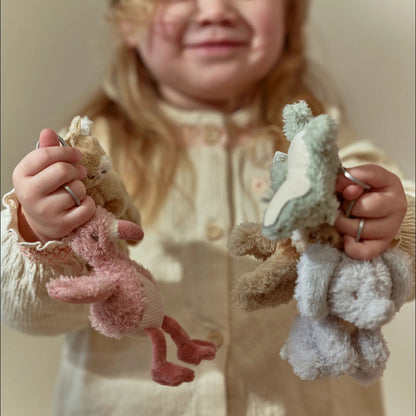 Porte clés - Flammand Rose - Safari Friends - Little Dutch