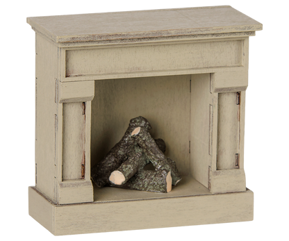 Cheminée miniature pour souris blanc cassé – Maileg