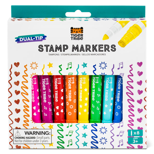 Feutres et tampons pour enfants - Tiger Tribe