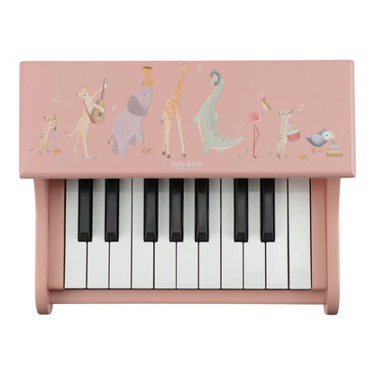 Piano en bois rose  - Safari Friends - Little Dutch