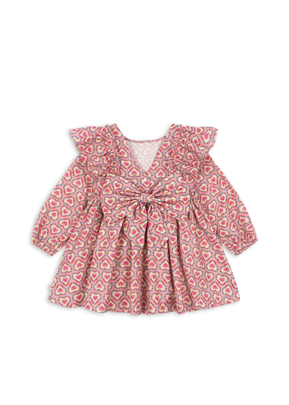 ROBE À NŒUD À MANCHES LONGUES EVIA -  Konges Sløjd