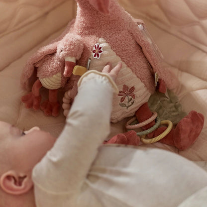 Peluche d'activités Flamant rose -Safari Friends - Little Dutch