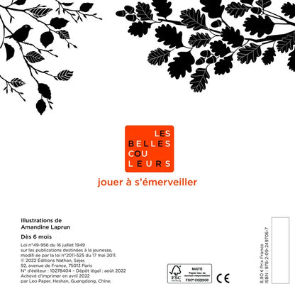 La forêt - Un livre en noir et blanc qui passe en couleurs grâce aux animations - Dès 6 mois - Nathan