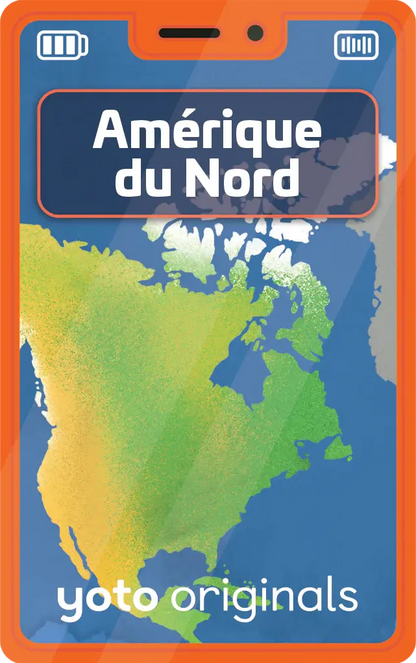 Carte Yoto #Explorobots : Les continents