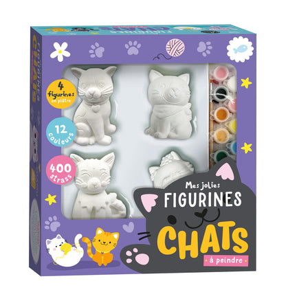 Mes jolies figurines de Chatd à peindre - 123 Soleil