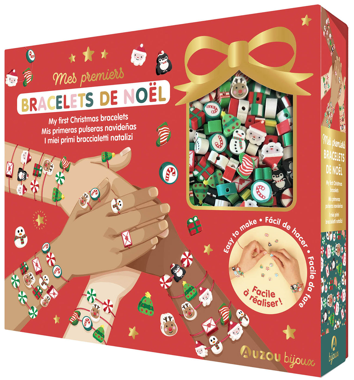 Mes jolis bijoux - Mes premiers bracelets de noël - Auzou
