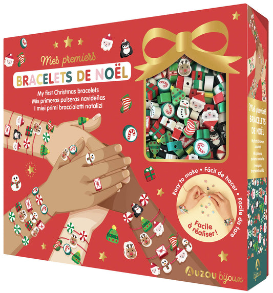 Mes jolis bijoux - Mes premiers bracelets de noël - Auzou