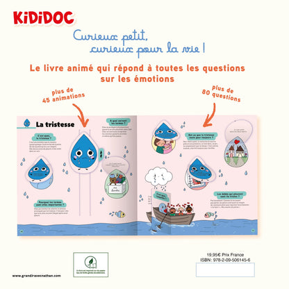 Le grand Kididoc des émotions : un livre animé spectaculaire pour aider les enfants à comprendre et exprimer leurs émotions - Dès 4 ans