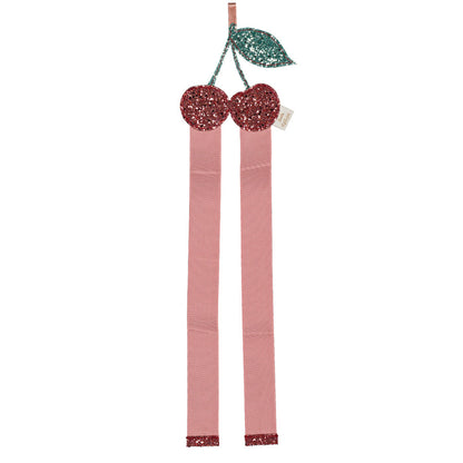 Porte-barrettes mural - Cerise - Luciole et petit pois