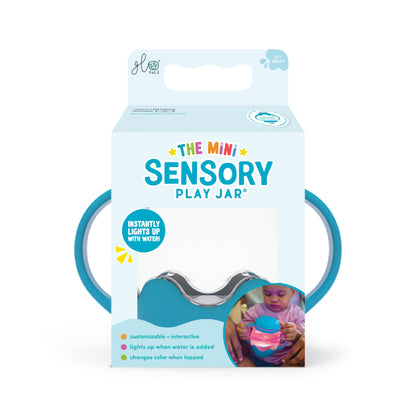 Mini Jar sensorielle - bleu - Glopals