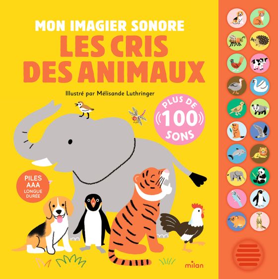 Mon imagier sonore – Les cris des animaux - Milan