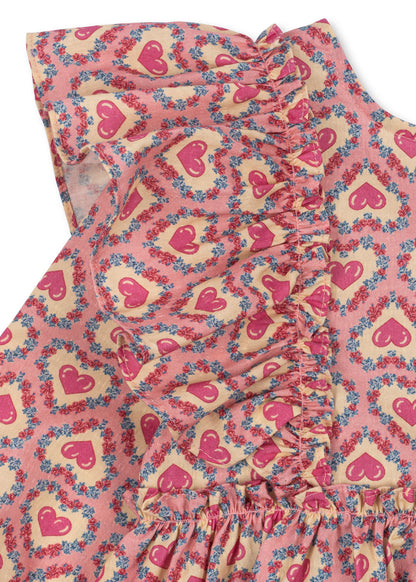 ROBE À NŒUD À MANCHES LONGUES EVIA -  Konges Sløjd