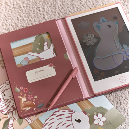 Tablette à dessins Rose  - Fairy garden  - Little Dutch