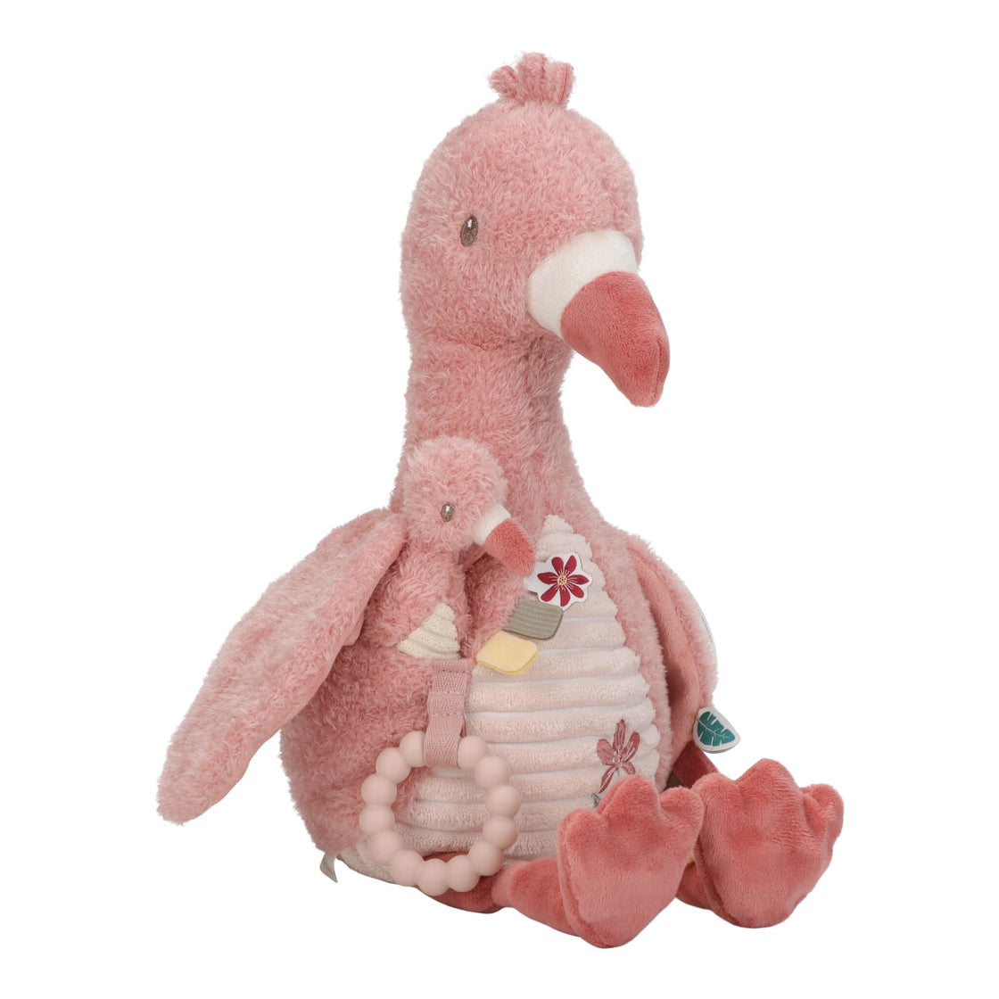 Peluche d'activités Flamant rose -Safari Friends - Little Dutch