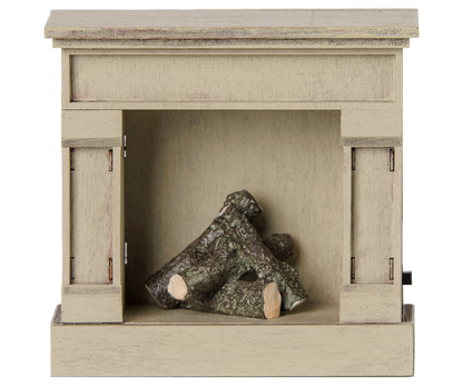 Cheminée miniature pour souris blanc cassé – Maileg