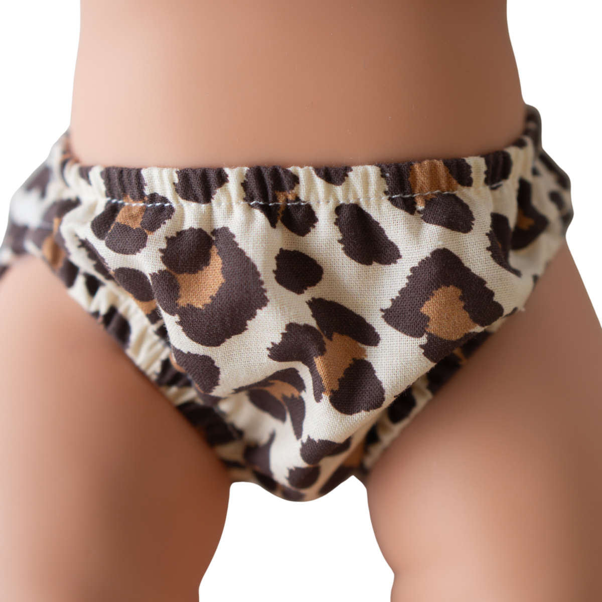 Vêtement poupée -Culotte Léopard