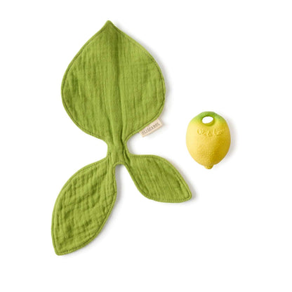 Lou le citron 🍋 Mini Doudou-Anneau Dentition Bébé- Oli and Carol