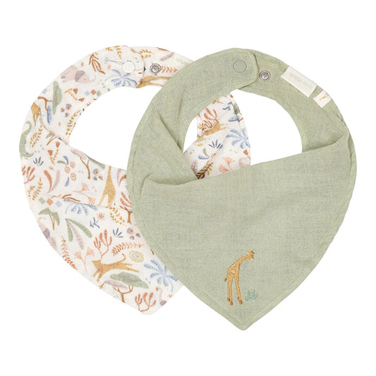 2 Bavoirs bandana - Safari Wonders