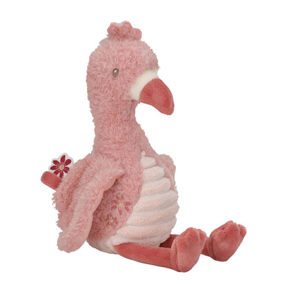 Peluche flamand rose 32 cm -Safari Friends - Little Dutch