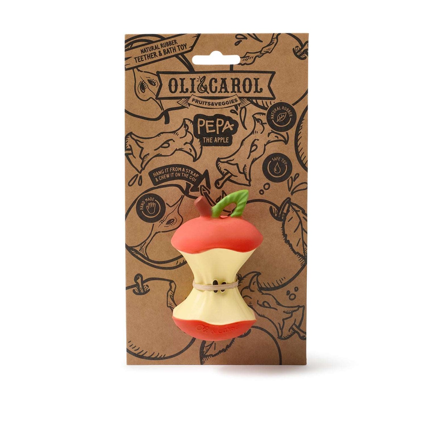 Pepa  la pomme - Jouet Dentition - Oli and Carol