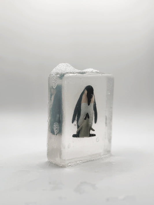 Savon #pingouin et bébé